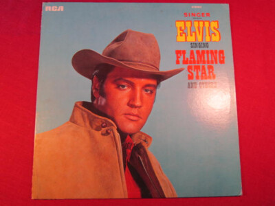 Singer Presents ELVIS Singing Flaming Star RCA Vinyl A+ 1968