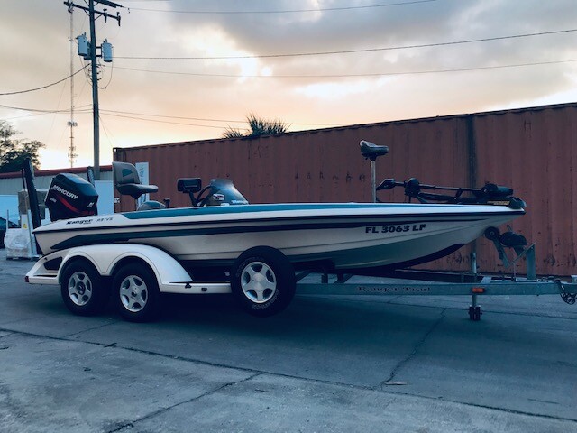2000 Ranger R91VS Bass Boat w/ Mercury 200, 2 Power Poles, & Trailer