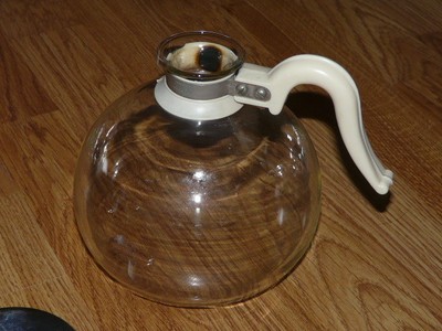 Vintage 1930-40's 6 Cup Silex LK-10 Vacuum Coffee Maker with Electric Heather