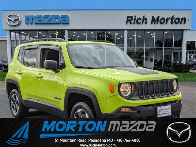 2017 Jeep Renegade Sport 68150 Miles Hypergreen Clearcoat 4D Sport Utility 2.4L