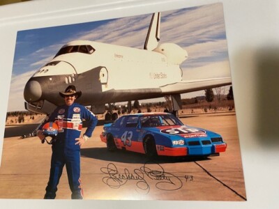 Vintage 1987 Richard Petty Nascar Postcard Printed Autograph