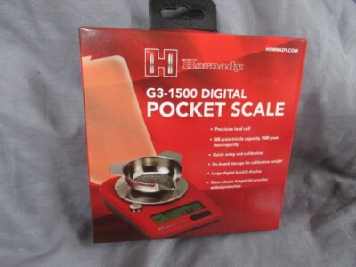Hornady G3-1500 Digital Pocket Scale Red - 050104