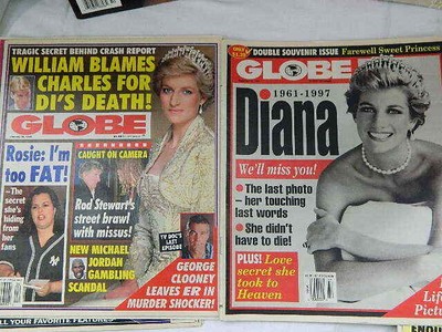 Princess Diana '97 & '98 Luxury Lifestyles Royal Monthly Vol 7 #8 Tabloids 97 99