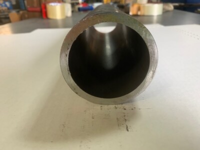 2.5'' OD x 1/4'' Wall DOM Seamless Round Tube x 8'' Long, Mild Steel Tubing