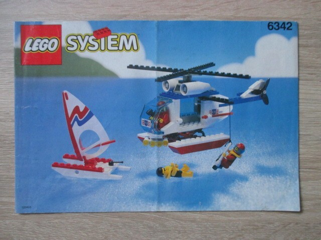 LegoÂ® Bauanleitung 6342 System Resque Seerettung, V. 1993, Aus Sammlung, Gut