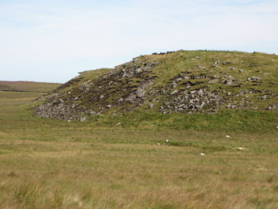Photo 6x4 Rocky scarp on Haughton Common  c2007