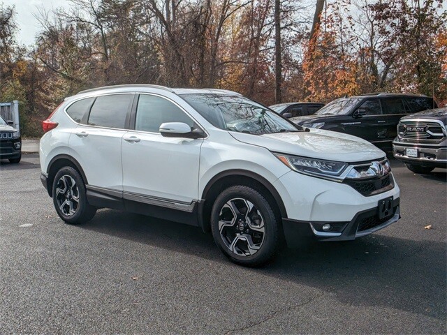 Owner 2017 Honda CR-V Touring 80431 Miles White Diamond Pearl 4D Sport Utility 1.5L I4