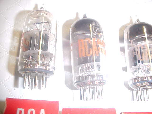 5 NOS NIB  RCA 6BK7 B Medium Mu Twin Triode Audio Amp Hi Fi Stereo Vacuum tubes