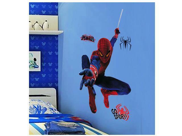 Spiderman Wandtattoo XXL Wandbild Kinderzimmer Superheld Kino Deko cool