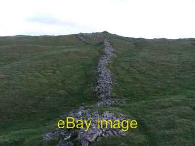 Photo 6x4 Ruined Limestone Drystone Wall. Water Houses/SD8867 E of Freer c2006