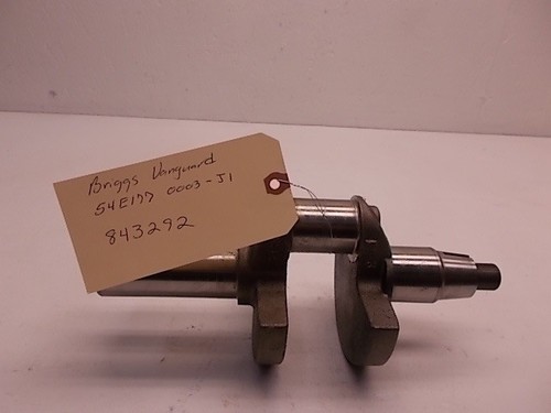 Briggs & Stratton 843292 Crankshaft.  From Model 54E177 Fits Others. USED