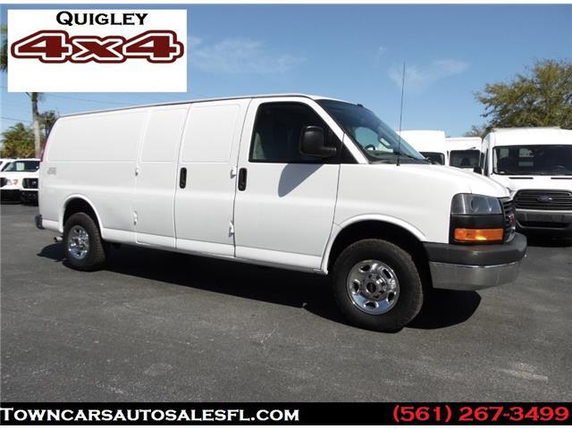 2019 GMC Savana 3500 Extended Cargo Van--QUIGLEY 4x4 VAN 4WD