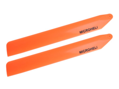 Microheli Blade 130 S Orange 133mm Plastic Main Rotor Blade Set MH-130S003OR