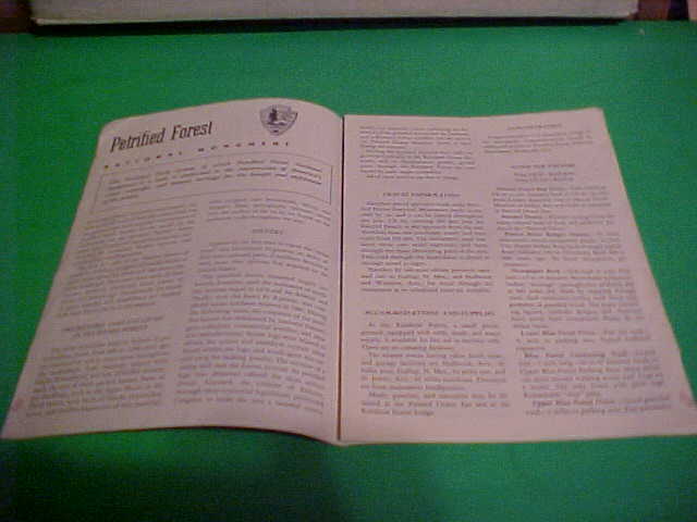 PETRIFIED FOREST NATIONAL MONUMENT ARIZONA BROCHURE