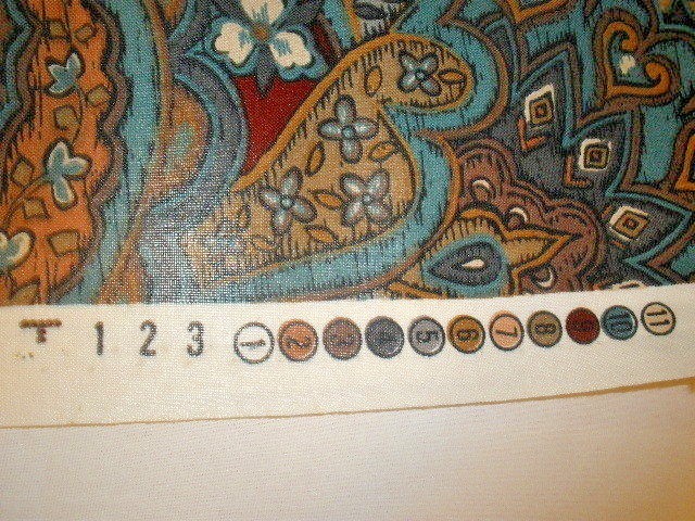 Vintage Screen Print  4 yards 54