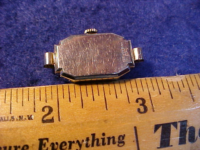 14K gold filled Omegs Watch Co Tissot white GF ladies wristwatch