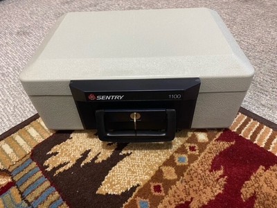 Sentry Fire and Security 1100 Portable Lockbox W/ Key