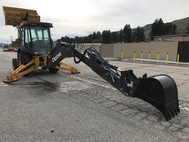 JOHN DEERE 310SJ 4X4 BACKHOE LOADED AC, 4/1 BUCKET, LOW HOURS CALIFORNIA LOADER