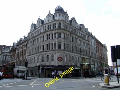 Photo 6x4 Knightsbridge tube station Westminster At the junction of Sloan c2014