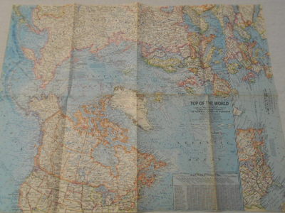 1965  MAP OF TOP OF THE WORLD NATIONAL GEOGRAPHIC (74)