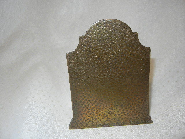 ANTIQUE 1925 ENGLISH BRONZE PLAQUE MR PICKWICK CHARLES DICKENS REG no 698710