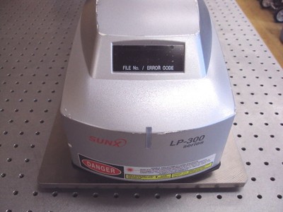 LOT OF 2 SUNX LASER RAIL SYSTEM SUN X SUNEX CO2 MARKER MARKING SYSTEMS