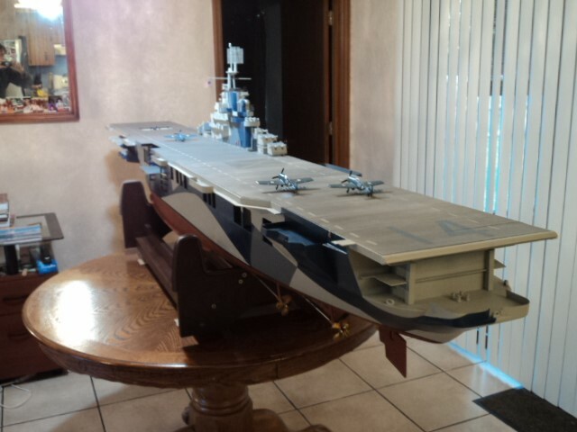 USS Ticonderoga CV14 -R/C 1/96 10ft Essex Class  Aircraft Carrier - RTR