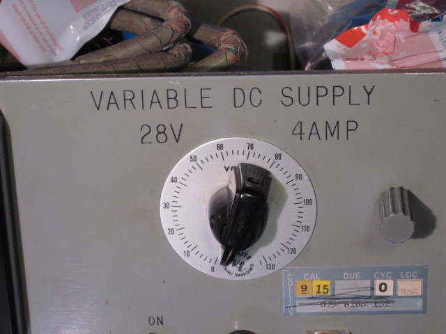 COLLINS RADIO TEST EQUIPMENT DC POWER SUPPLY