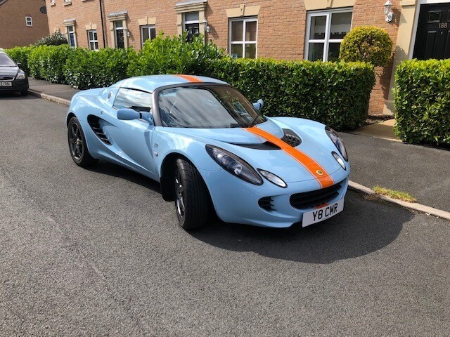 Lotus Elise Limited Edition Club Racer Convertible & Hard Top, Sky Blue