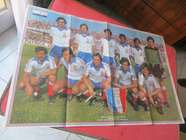 Poster - Equipe De France 1980 - Darios / Tigana / Platini