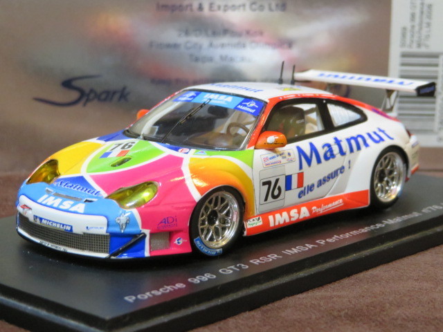 特価 Spark (1/43) ポルシェ 911(996) GT3 RSR Spark 1/43 Porsche 911 996 GT3 RSR #76 Le Mans 2006 S0969 | eBay