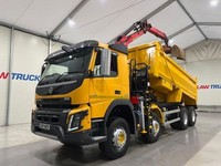 Volvo FM 420 8x4 Day Cab Steel Tipper Grab