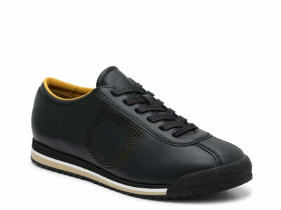Pre-owned Ferragamo Salvatore  Spring Men's 726619 Black Sneaker Size 6 M Msrp $850