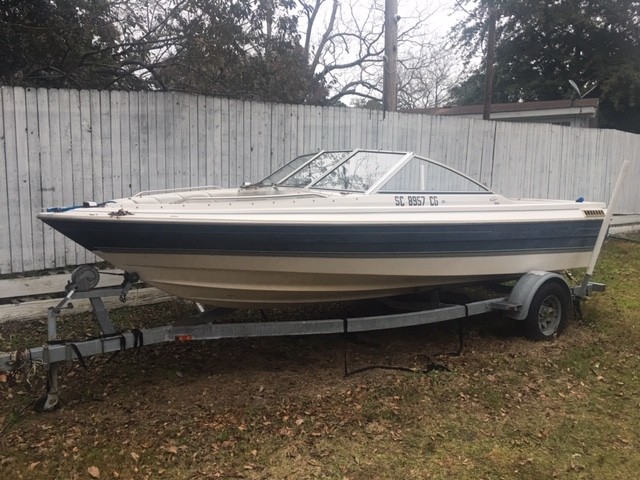 1997 Bayliner Capri 1950 Mercuiser Trailer Hilton Head Island NC No Fees/Reserve
