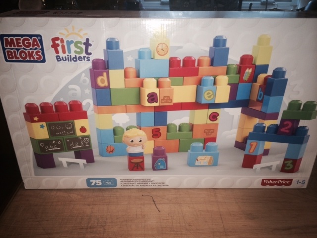 Mega Bloks First Builders 81330 Blocks 75 Piece set Ages 1-5 Educational Toy NEW