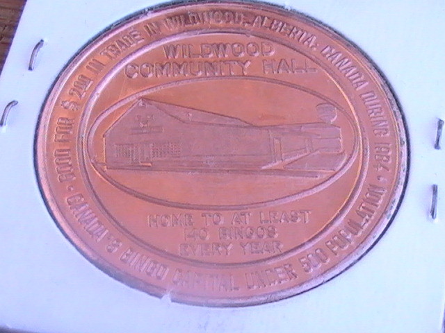 TOKEN 1984 Wildwood Alberta Good For $2 Trade Dollar, Canada Merry Christmas