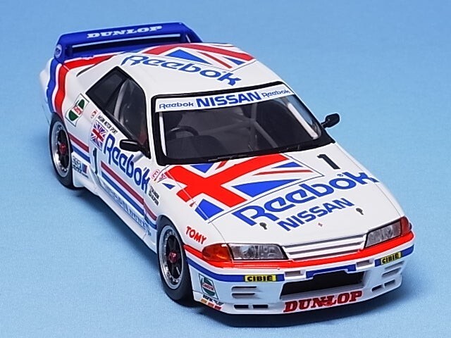 hpiレーシングMIRAGE 1/43 オフィシャルウェブ限定　リーボックGTR 未開封MIRAGE 1⁄43 Reebok GT-R HPI 1⁄43 Reebok Nissan Skyline R32 GT-