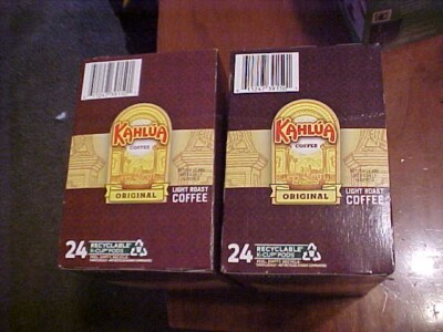 2-24 packs Kahlua Original Coffee Keurig K-Cup Pods Light Roast