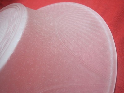 Vintage CEILING LIGHT LAMP FLUSH MOUNT Antique?  Textured Glass 12 1/4