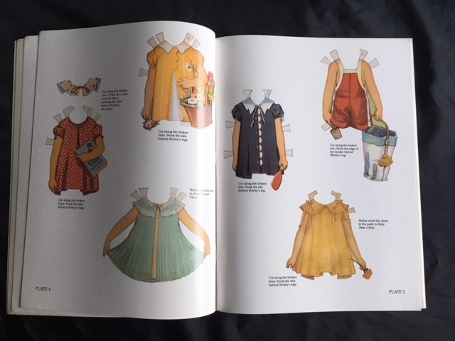 VINTAGE/NEW  Shirley Temple Paper Dolls From the Children's Museum, 1988