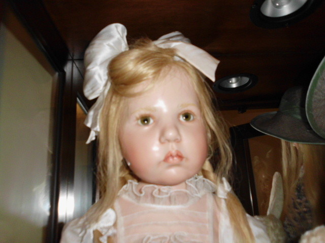 HILDEGARD GUNZEL FLORENTINE WITH BOY DOLL  WAX OVER PORCELAIN  #1/20   2008