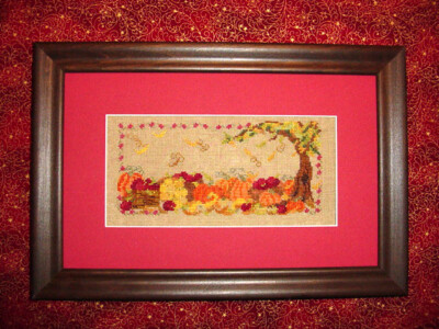 Fall Harvest Cross Stitch Pattern Set Pumpkin Patch Autumn Fruit Vegetables 