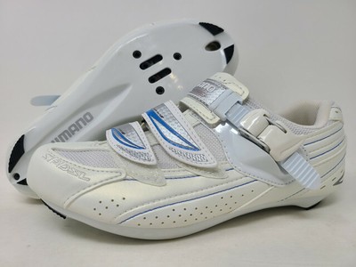 

Женские велосипедные туфли Shiimano SH-WR41, белые/синие, White/blue