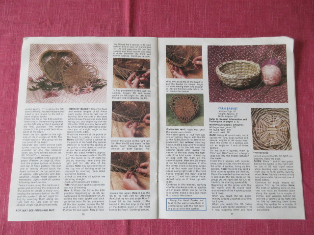 Craft Instruction, Booklet on 