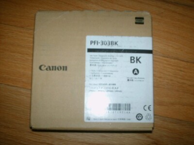 Genuine Canon PFI-303BK 330ml Black Ink Tank iPF810-815-iPF825 FACTORY SEALED