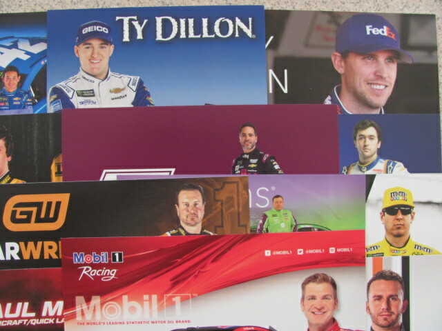 2019 MARTINSVILLE, MONSTER ENERGY NASCAR CUP SERIES DRIVER POSTCARDS-30, STP 500