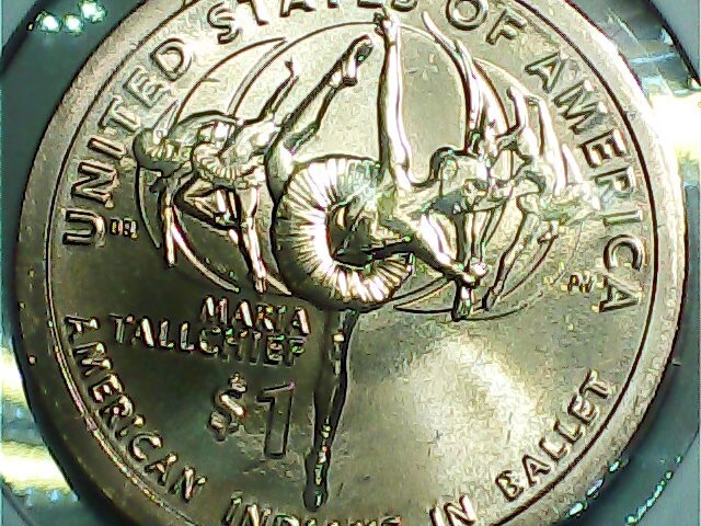 2023 PD P D $1 Sacagawea MARIA TALLCHIEF AWQ American Women Prima Ballerina