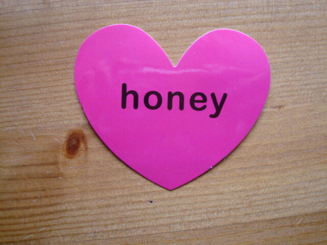 QUALITY HONEY HEART STICKER SUPREME SEXY SKATEBOARD BLIND PALACE OBEY BANKSY