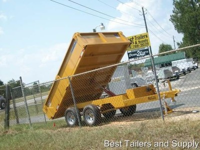 6 X 10 7k 2019 dump trailer power lift deckover dump trailer power up and down