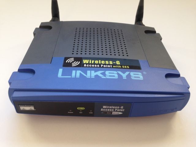 Cisco Linksys Wireless-g Access Point With Ses- Wap54g